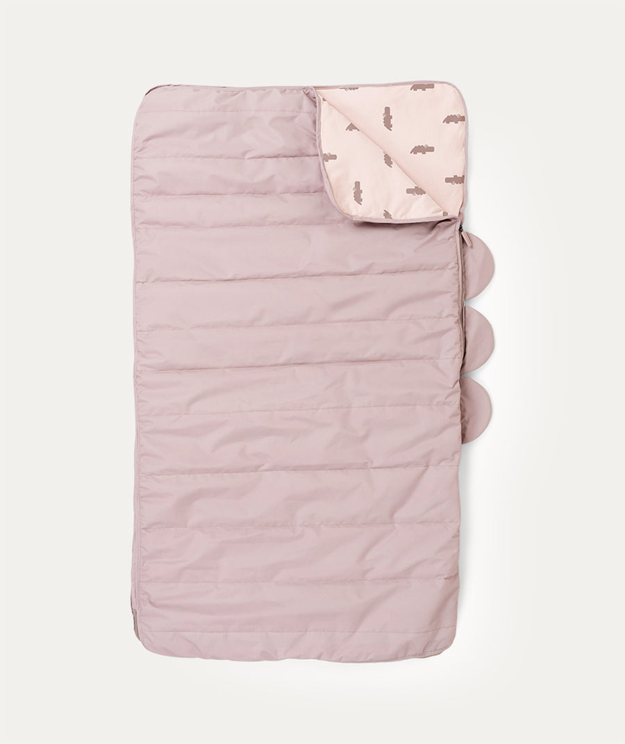 Quilted Kids Slumber Bag - Croco Powder