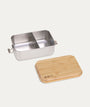 Lunchbox Stainless Steel Bamboo - Nature