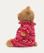 Bartholomew Bear Winter Pyjamas - Red