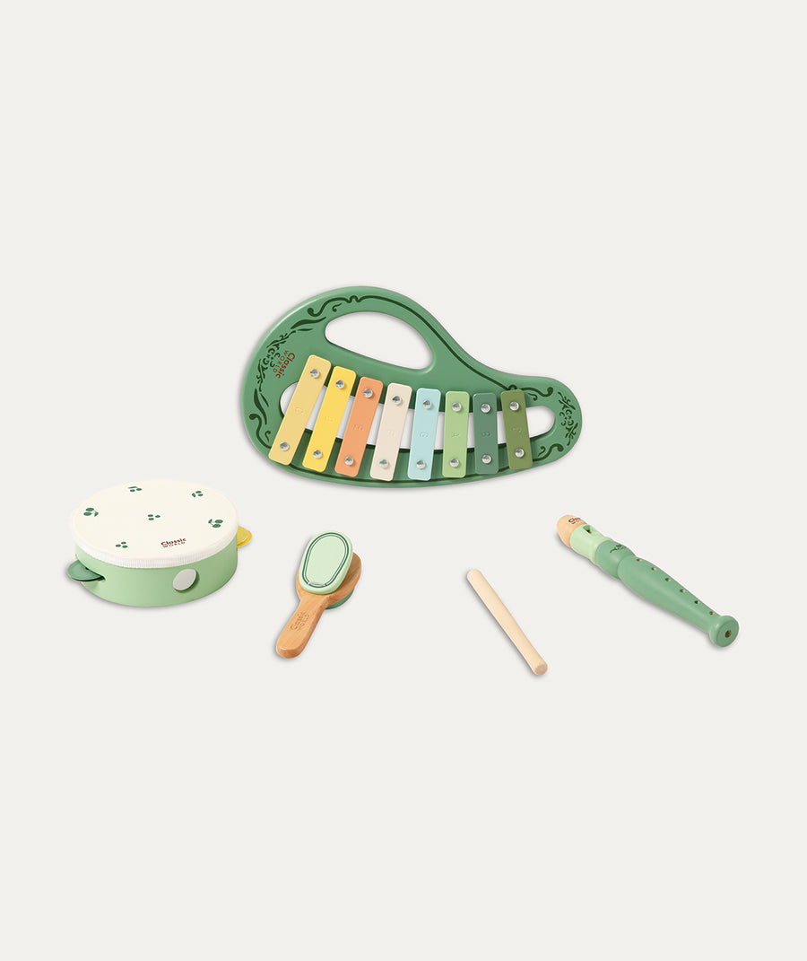 Vintage Music Set - Green