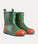 Lined Classic Wellington Boots - Red Apples