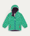 EcoSplash Waterproof Jacket - Green Bolt