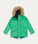 3 in 1 Waterproof Parka Jacket - Green