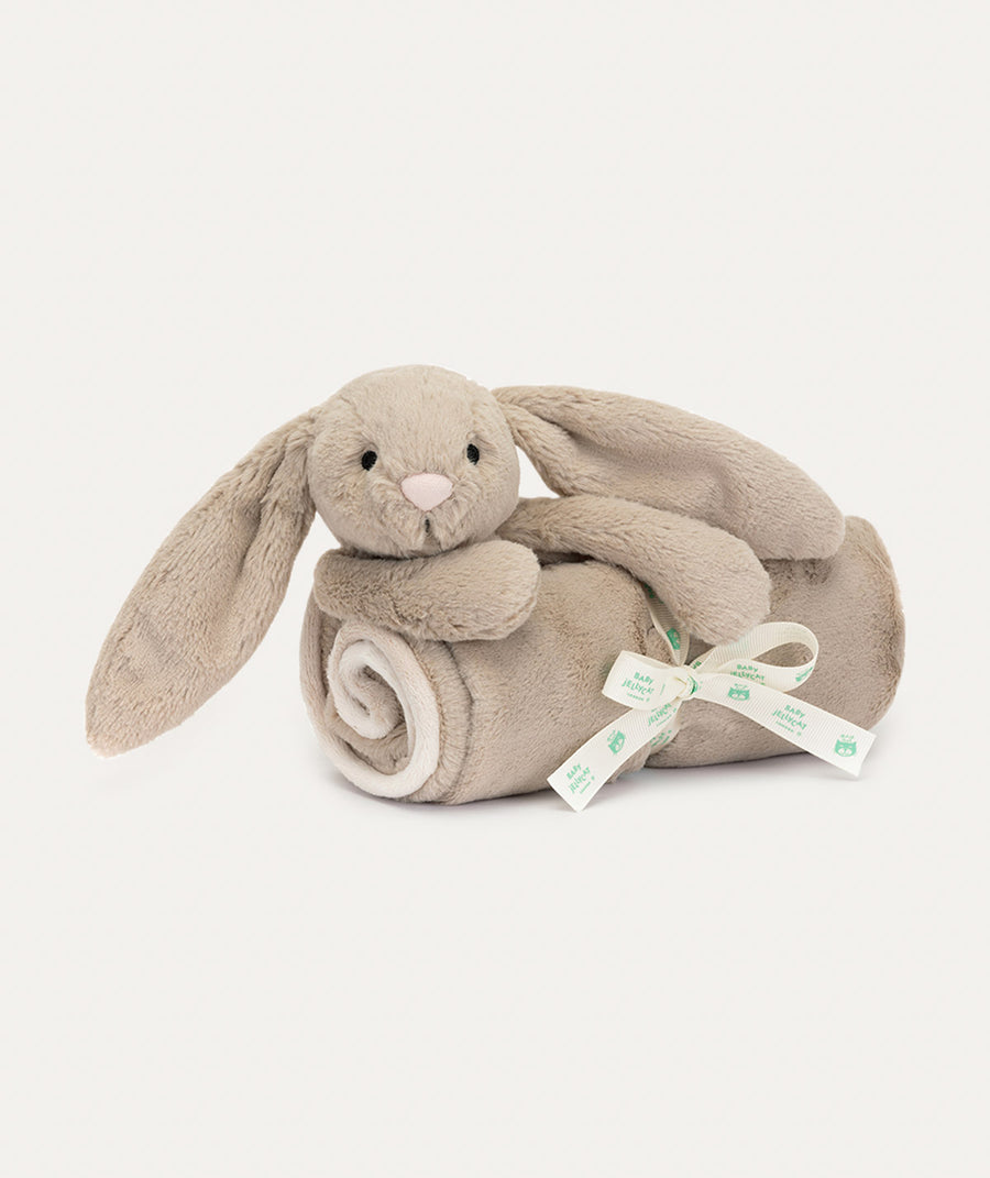 Bashful Bunny Blanket: Beige
