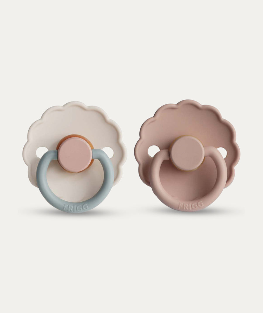 2-Pack Daisy Pacifier: Blush/Cotton Candy