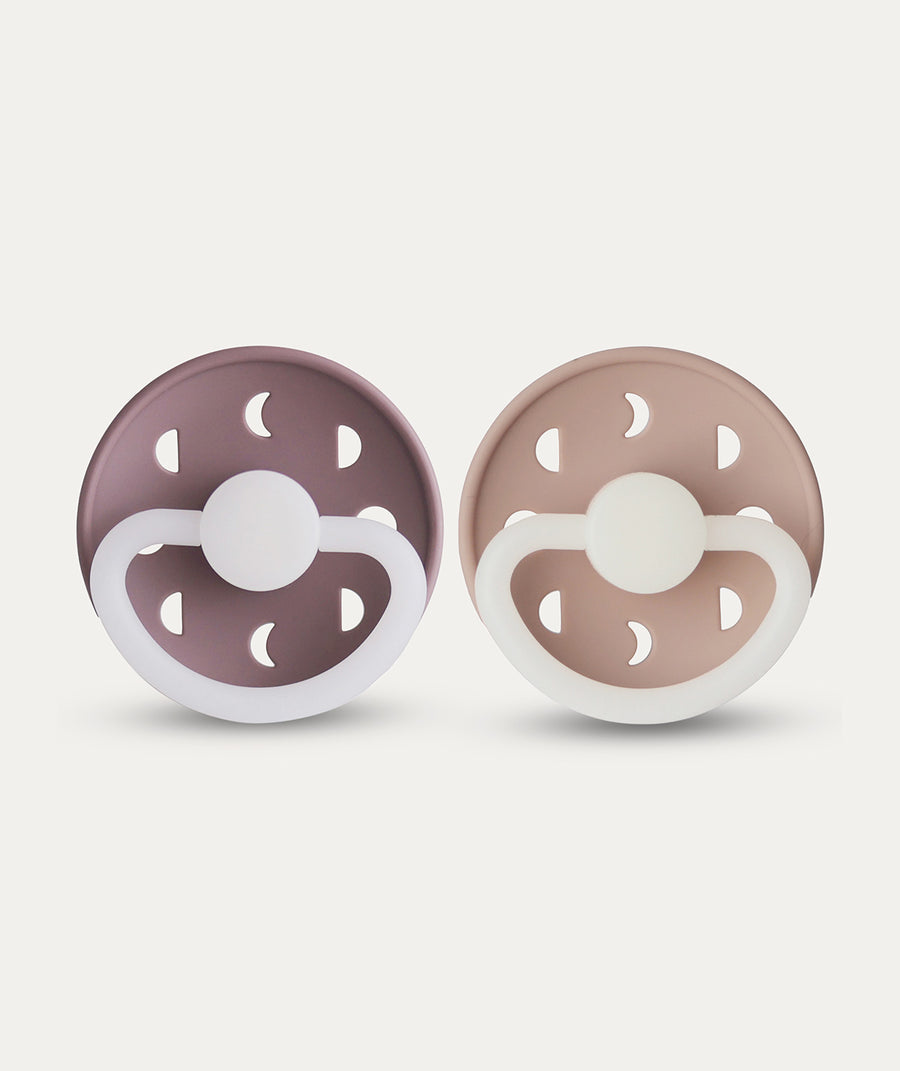 FRIGG Moon Phase Silicone 2 Pack - Twilight Mauve/Blush Night