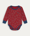 Thermal Base Layer Baby Grow - Red Pear Sky