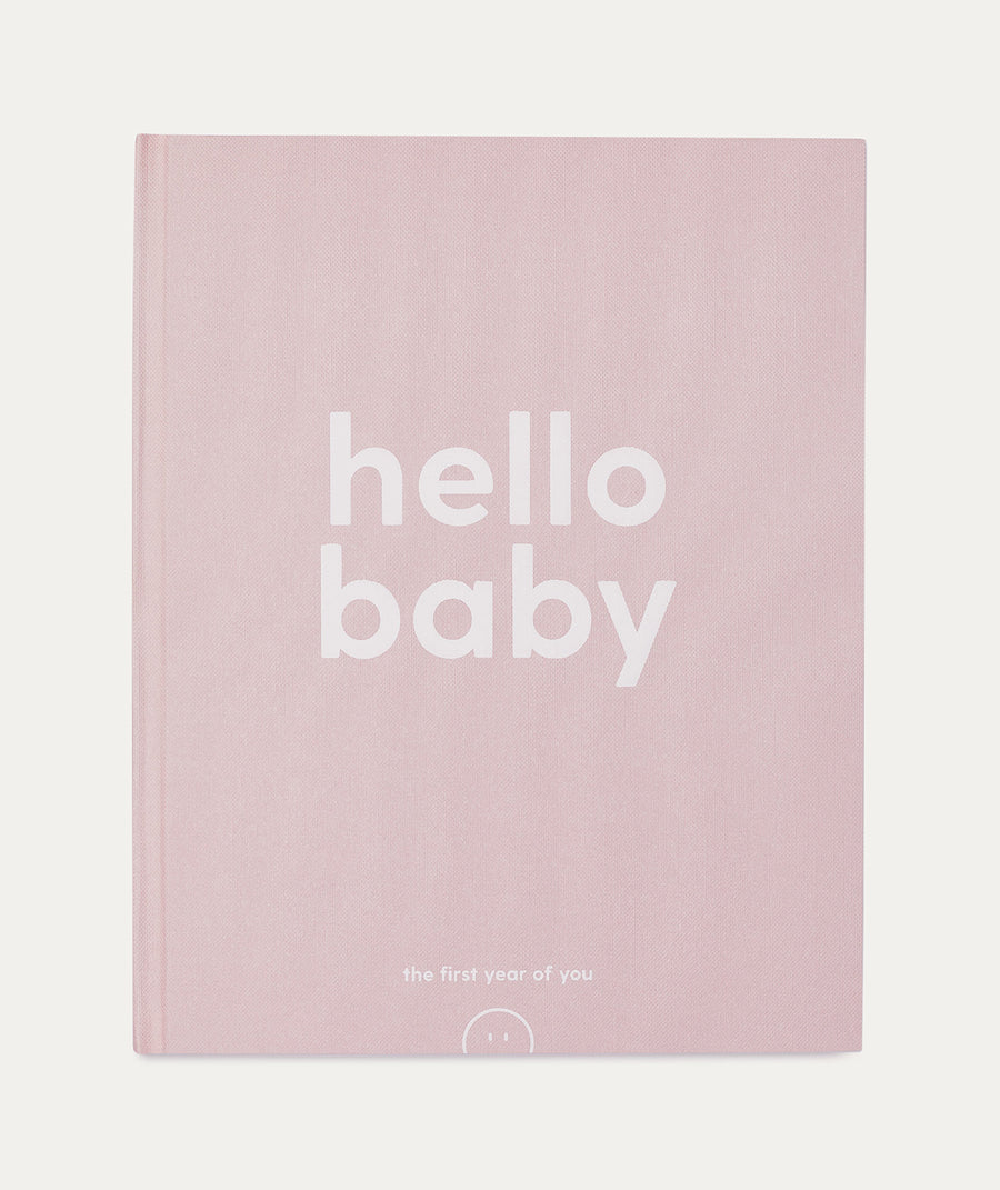 Hello Baby Book - Blush