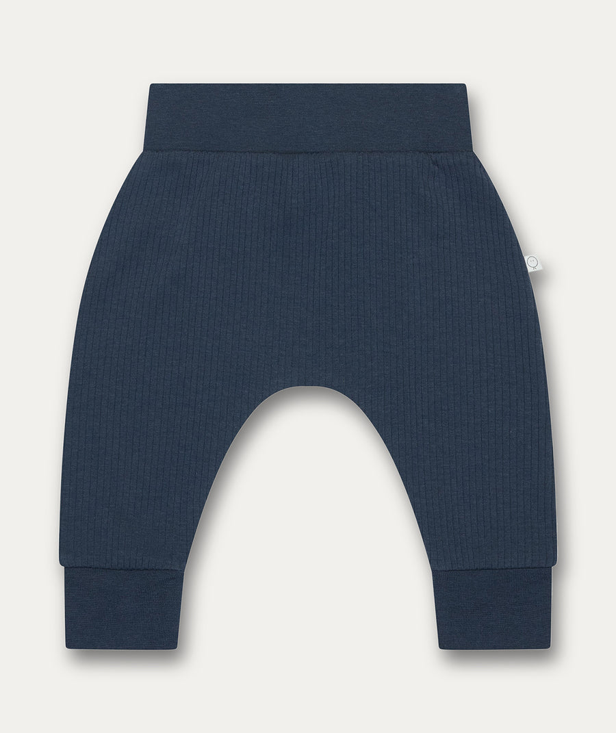 Ribbed Pudding Jogger - Blue & Navy