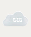 Digital Cloud Alarm Clock with Thermometer - White