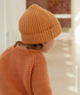 Organic Cotton Beanie - Papaya