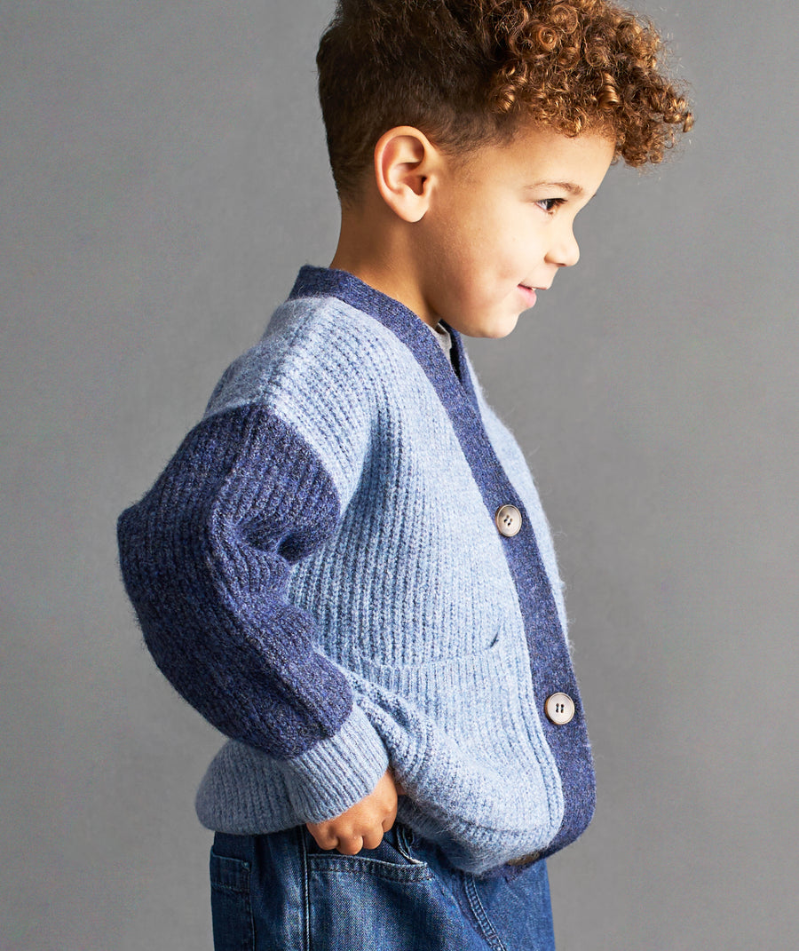 Soft Knit Cardigan - Indigo