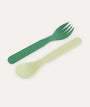 4 Pack Eco Spoons & Forks - Green