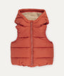 Quilted Gilet - Orange  Spice