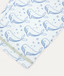 3/4 Sleeve Sunsuit -  Bubbles Whale Print