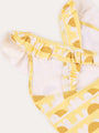 Frill Swimsuit -  Sunshine Print