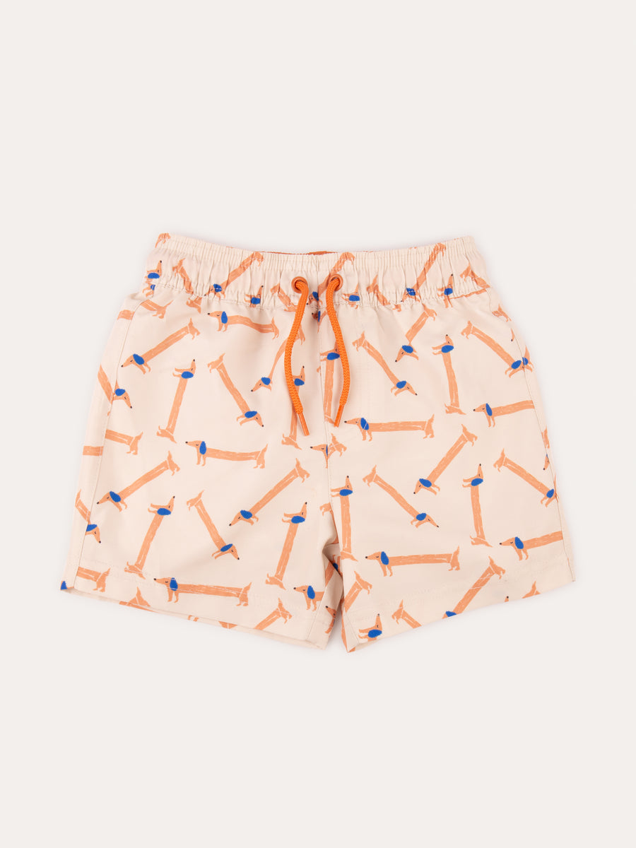 Recycled Swim Shorts -  Sausage Dog