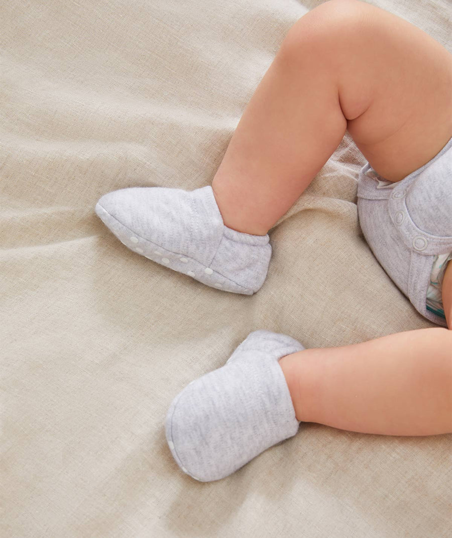 Baby Booties - Grey