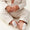 3 Pack Eloy Anti slip Baby Socks - Bunny / Sandy mix