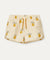 Aiden Printed Board Shorts: Pineapples /  Cloud cream