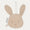 Pacifier Cloth Muslin Bunny: Beige