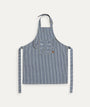 Striped Denim Elephant Apron - Blue