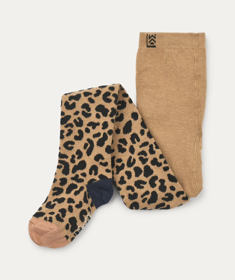 Silva Tights - Mini leo oat / Oat