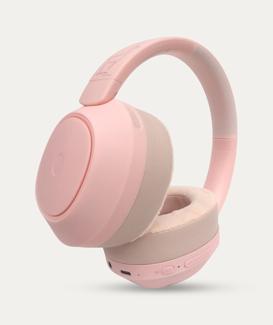 Noise Cancellation Wireless Headphones - Rose