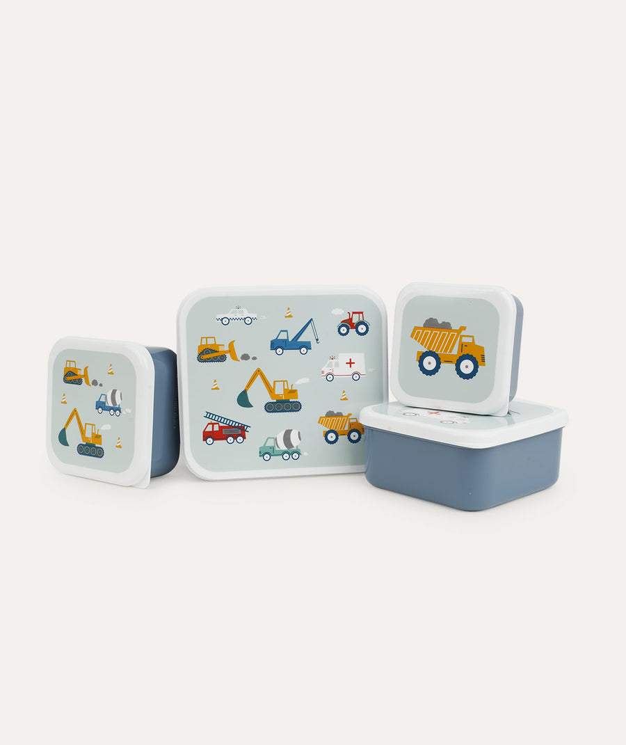 Lunch & Snack Box Set: Vehicles