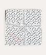 2 Pack Burp Cloth - Happy Dots Grey