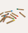 Medium 12 Rice Bran Crayon Colours - Multi